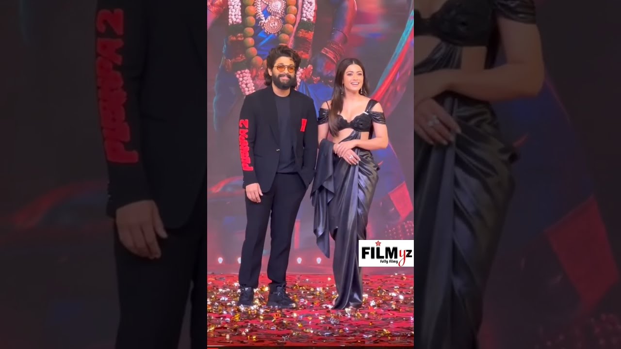 Team Pushpa at Mumbai | Allu Arjun | Rashmika M | Filmyz | Pushpa 2