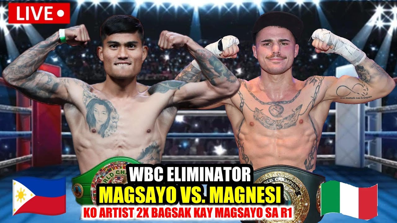 MAGSAYO VS MAGNESI SUAREZ WBC ELIMINATOR | MAGSAYO 2X PINABAGSAK ANG KO ARTIST SA R1!