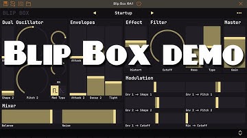 Blip Box and Octachron brief iOS music software demo by Roikat