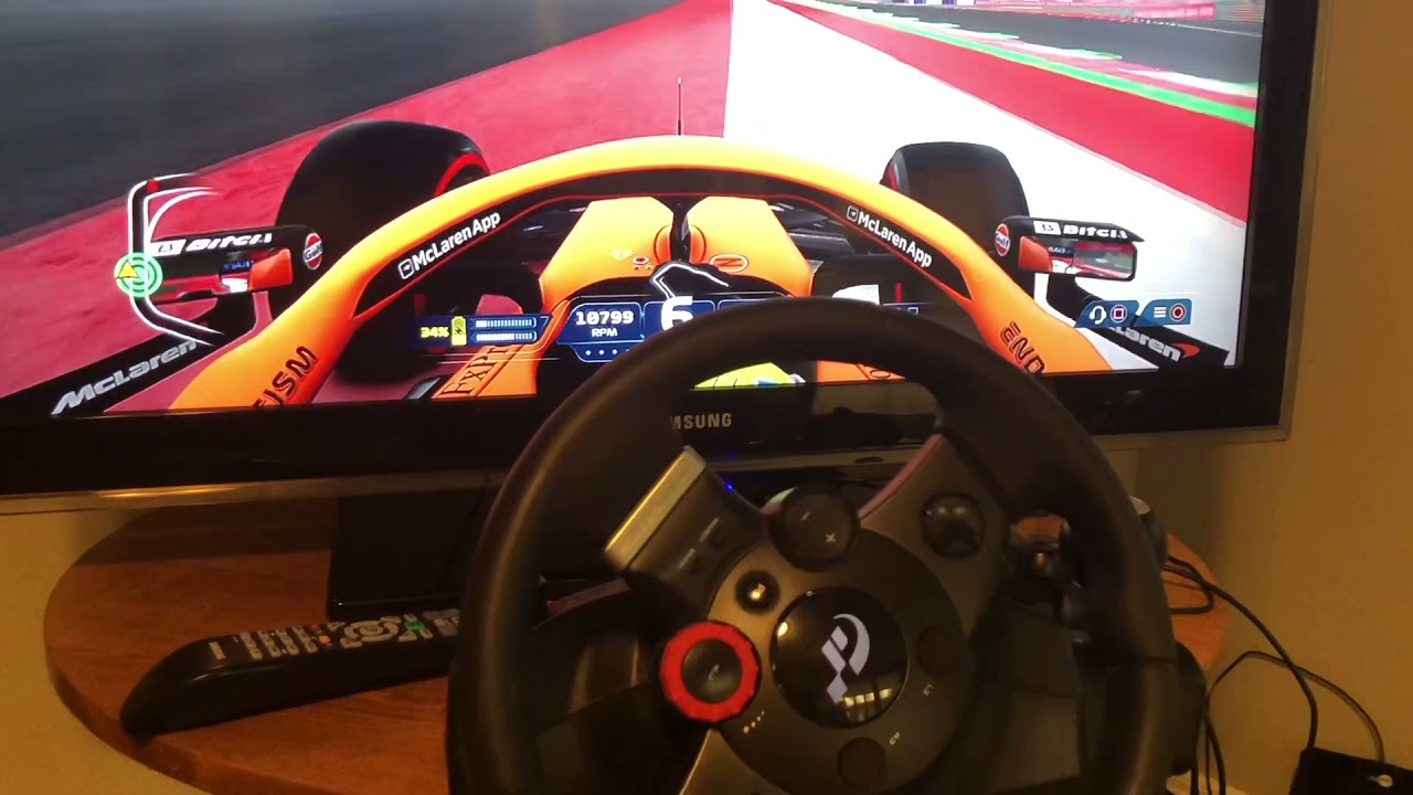 F1 2021 PS4/PS5 Gameplay + Logitech Force GT -