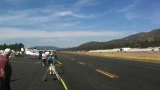 Bell 222 fly-by Big Bear Air Fair 2009