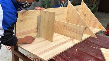 The Corner Wooden Shelf Is Extremely Simple and Delicate // Making with Pallets