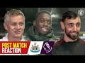 Solskjaer, Fernandes and Wan-Bissaka react to Reds win | Newcastle United 1-4 Manchester United