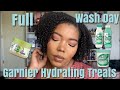 Full Wash Day Routine Using New Garnier Products | Hydrating Treat First Impressions