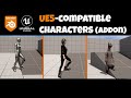 Blender addon rig any character with the ue5 mannyquinn skeleton