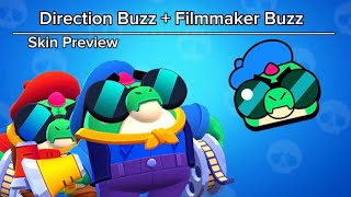 Director Buzz + Filmmaker Buzz skin preview #brawlstars  #godzilla