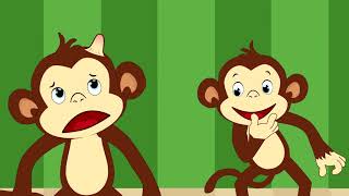 Cinci maimutele - Cantece pentru copii | PucoTV