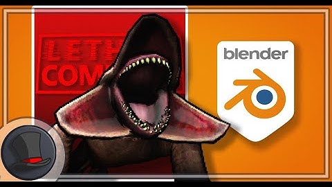 Lethal Company Monsters Redesign | Thumper | Blender Animation