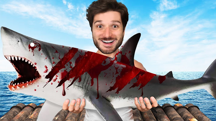 EU MATEI... EU FINALMENTE MATEI O TUBARÃO DO RAFT!