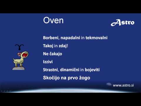 Video: Kakšna Je Združljivost Moškega In ženske, Ki Glede Na Zodiakalno Znamenje Ovna