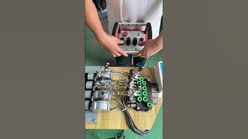 6 #Joystick functions #weightlifting12-24V #hydraulic valve #Truck #Crane #crane #struckcrane