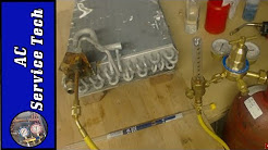 HVAC Brazing: How to Repair an Aluminum Coil Tube!