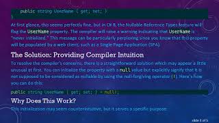 Understanding C#  8's Non Nullable References and How to Handle Implicit Usage