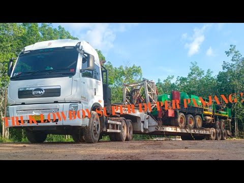 LOWBOY TRUK  SUPER PANJANG  AMAZING YouTube