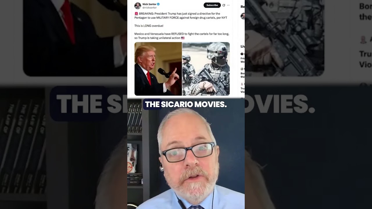 Trump Signs Directive to use MILITARY FORCE Against Cartels