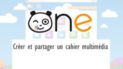 Créer et partager un cahier multimédia sur l'ENT ONE