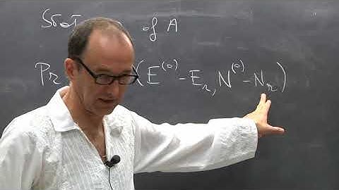 ICTP MediaCore Statistical mechanics Lecture 24 of 29