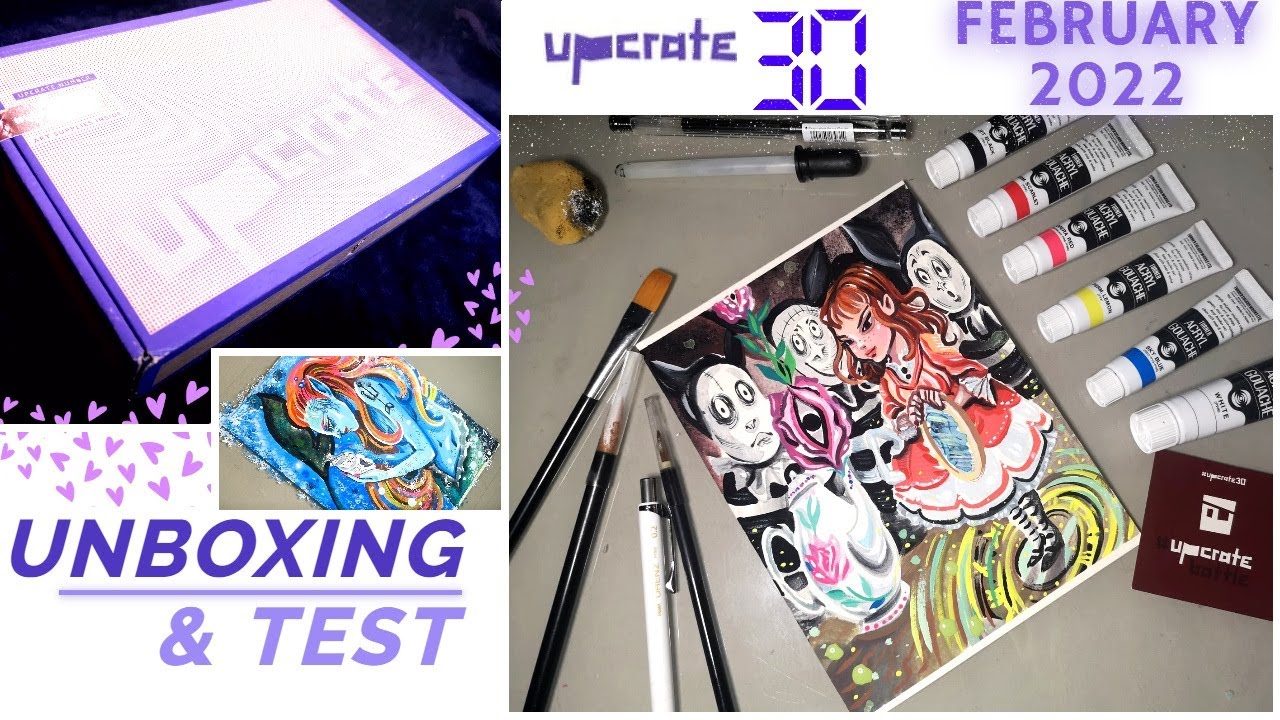 What's inside Upcrate 30 Box ? |  Mystery Art Subscription - February 2022