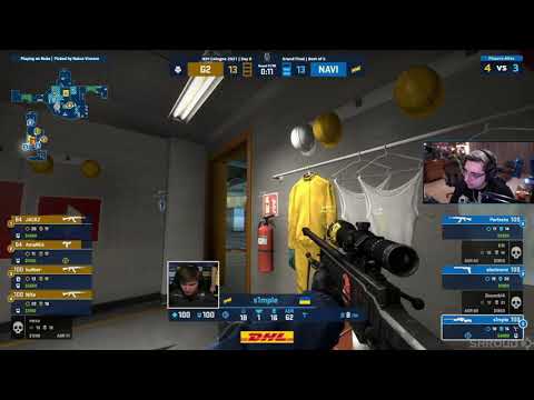 Shroud reacts to the biggest throw of CS history