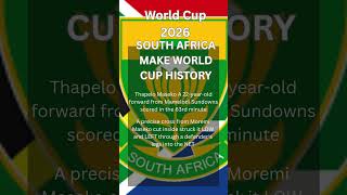 South Africa Make World Cup HISTORY | First Ever Knockout Qualification! | World Cup 2026 #Shorts