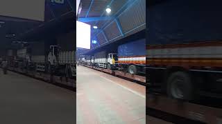 RO-RO Train (Roll On - Roll Off Service) by Konkan Railway Division #indianrailways