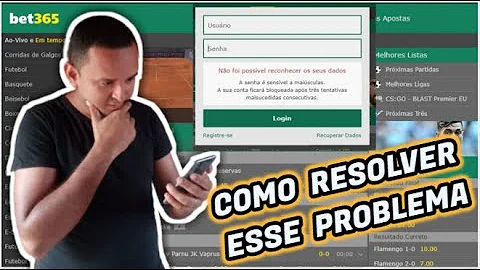 Como desbloquear conta na Bet365?