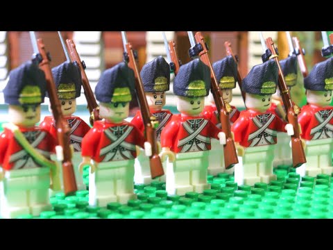 Lego American revolution battle of Lexington - history brick film - YouTube