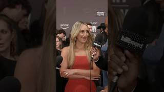 Lainey Wilson talks about how she loves Riley Green at the ACMawards #laineywilson