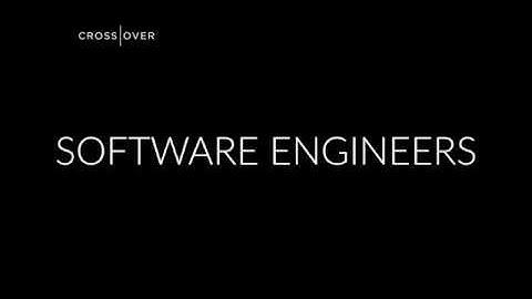 CROSSOVER Software Engineers from David Alamango