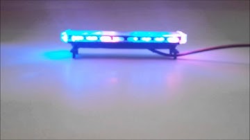 1:18 Low Profile Lightbar Random Flashing
