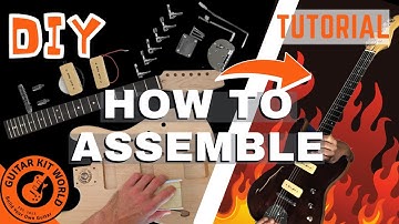 Semi-Hollow ST-style Guitar Kit Assembly Instructions