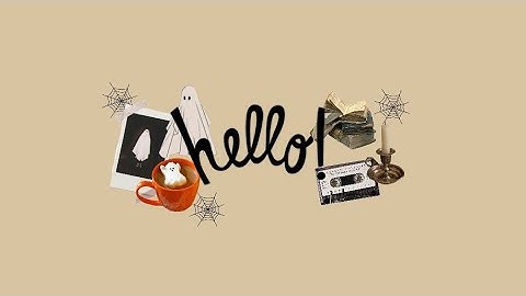 aesthetic Halloween intro template | *no music*| free to use