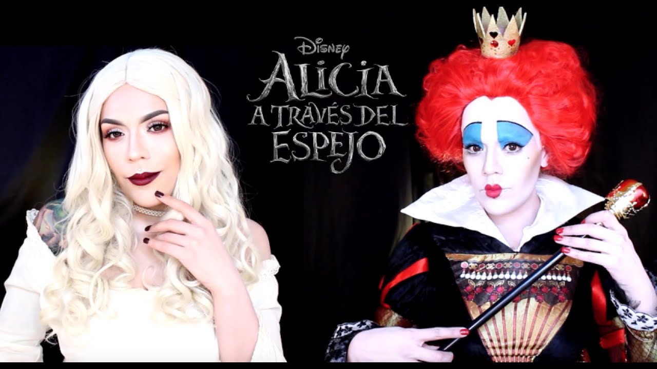 Disney Alicia A Traves Del Espejo Tutorial De Maquillaje De Reinas Con Lolo Love Youtube