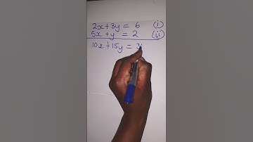 Solving Simultaneous Equations by Elimination