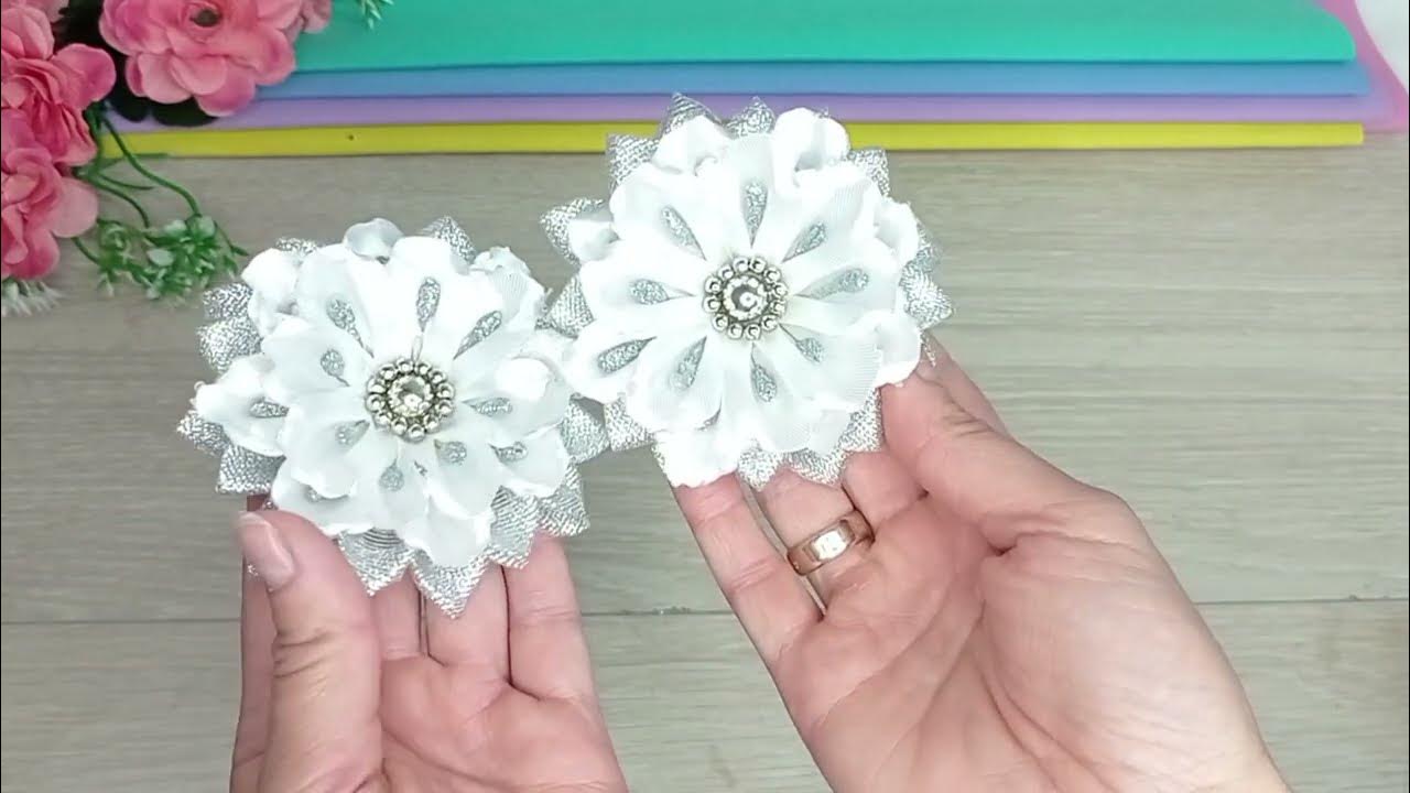 DIY 🎀 Волшебные Бантики из атласа и парчи!!! ВОСТОРГ и ПРОДАЖИ ...