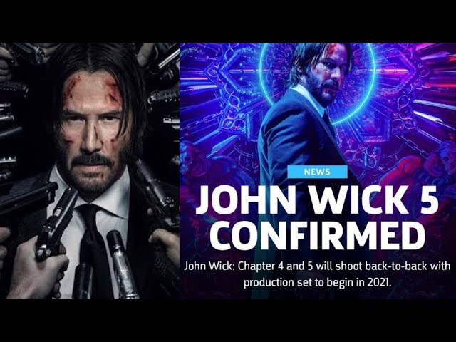 John Wick 5 Confirmed, Will Be Shot Back to Back With John Wick 4