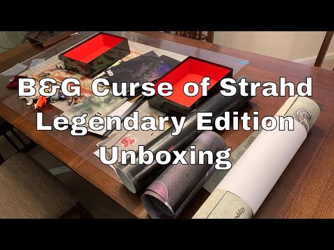 Unboxing Curse of Strahd Legendary Edition by Beadle and Grimm