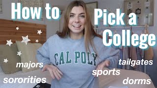 watch this if you need help picking a college