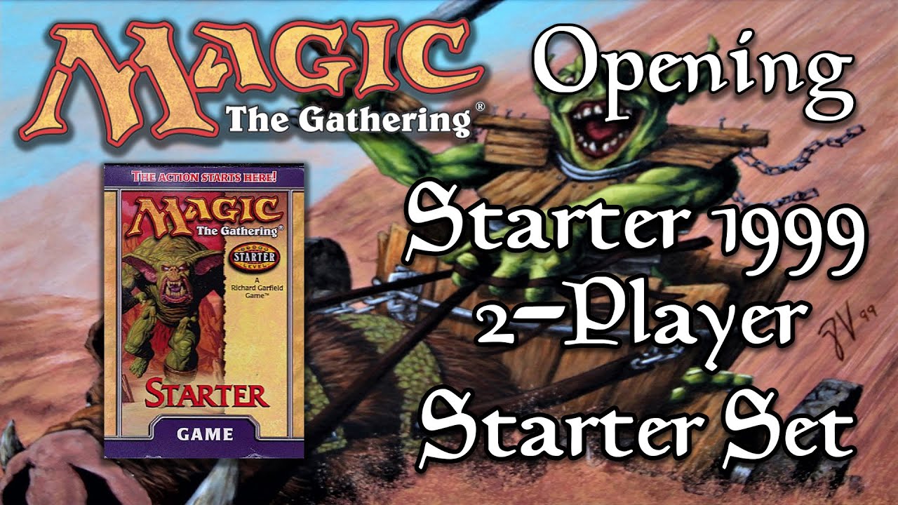 Magic The Gathering Opening Starter 1999 2 Player Starter Set MTG Magic The Gathering Opening Starter 1999 2 Player Starter Set MTG