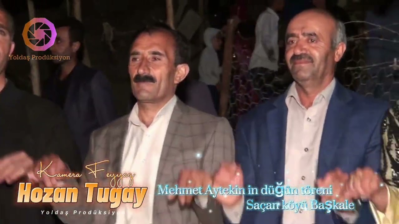 Hozan tugay Mehmet Aytekin in düğün töreni saçan köyü Başkale yoldaş Prodüksiyon farkıyla
