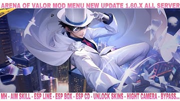 Arena Of Valor Mod Menu New Update 1.60 | MH, Aim All Hero, Esp Line, Unlock Skins, Auto Win, Bypass