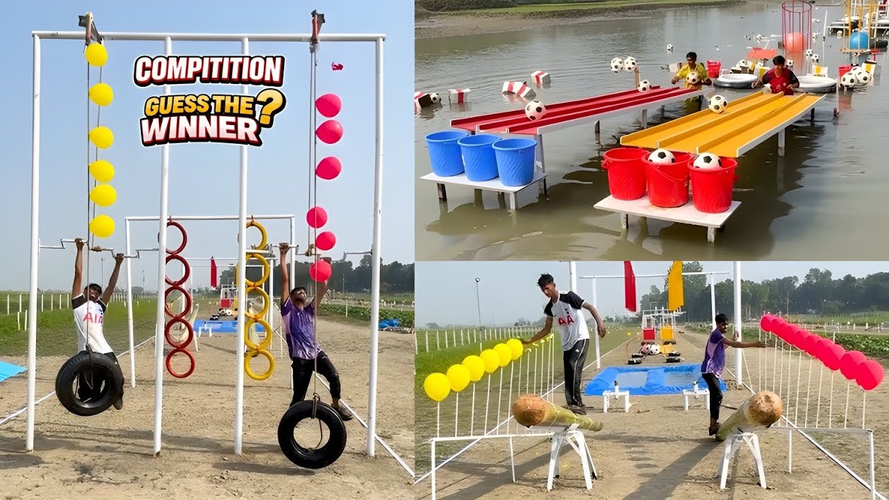 Watch Till End 👀| Balloon Popping Race and Football Match – Most Surprising Ending🔥/ Sahil Challenge
