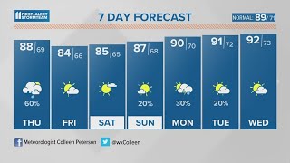 Chance Of Strong Storms Today July 20, 2023 6 A.m. Weather