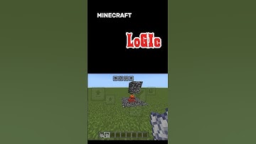Minecraft logic #minecraft #shorts