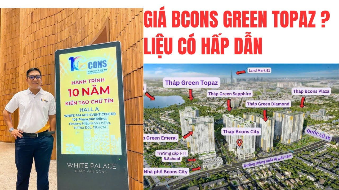 Dự án Bcons Green Topaz, tháp đầu tiên của cụm Bcons City.