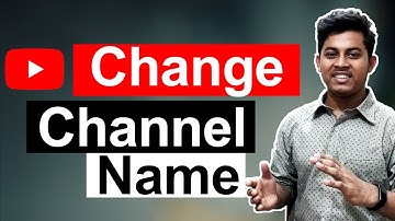 How To Change Youtube Channel Name Bangla