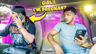 Saying &quot;I&#39;M PREGNANT&quot; Then Leaving The Car