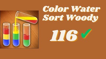 Color Water Sort Woody Puzzle Level 116