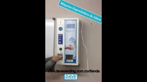 Liquid Soap Vending Machine/ Dispensador/Expendedora Automatica de Jabon Liquido