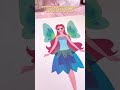 🎨 One Book of Calm Creativity ✨ | DIY Princess Art with Watercolors &amp; Gems 👑
